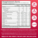 Llama Naturals Kids Multivitamin Gummies, Vegan, Organic With Vitamin D, C & K, Toddler Real Fruit Gummy Vitamins, Chewable Supplement, Whole Food Multivitamin, No Added Sugar Cane, Cherry, 90 Ct