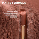 L'Oreal Paris Colour Riche Intense Volume Matte Lipstick, Lip Makeup Infused With Hyaluronic Acid For Up To 16Hr Wear, Le Nude Rebellious, 0.06 Oz