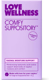 Love Wellness Comfy Suppository | Vaginal Moisture Suppository | Hormone-Free With Hyaluronic Acid & Tremella Mushroom For Vaginal Dryness Support | 10 Count