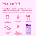 Love Wellness Comfy Suppository | Vaginal Moisture Suppository | Hormone-Free With Hyaluronic Acid & Tremella Mushroom For Vaginal Dryness Support | 10 Count