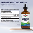 Kal Sure Stevia Extract Zero Calorie Sweetener, Low Carb, Plant Based Liquid Stevia Drops, Great Taste, Zero Sugar, Low Glycemic & Perfect For A Keto Diet, 60-Day Guarantee, Approx. 1555 Servings, 8Oz