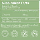 L-Theanine 200Mg, Amino Acid Supplement To Support Relaxation, Stress, L Theanine Capsules - Non-Gmo, Gluten Free, 240 Veg Capsules