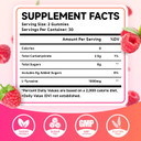L-Tyrosine Gummies, 1000Mg L-Tyrosine Supplement For Kids & Adults, Focus Gummies, Energy & Memory Support, Non-Gmo, Sugar-Free, Raspberry Flavor, 60 Count
