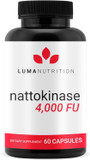 Luma Nutrition Nattokinase Supplement - Japanese Natto 4000 Fu Per Serving, Premium Heart Health Support - Vegan & Gluten Free - 60 Capsules - Made In Usa