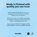 Lunette Menstrual Cup  Best Reusable Period Cup  Wear For 12 Hours And Reuse Up To 10 Years, Pink Size 1 For Light To Moderate Flow