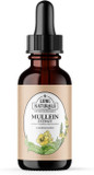 Lung Naturals Mullein Drops For Lungs, 10:1 Concentrated Mullein Leaf Extract For Respiratory Health, Natural Strawberry & Lemon Flavor, Alcohol-Free, 2-Month Supply, 60 Servings