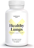 Lung Support Supplement, For Respiratory Support & Bronchial Wellness  Butterbur, Bromelain, Feverfew, Cordyceps, Stinging Nettle & Pine Bark (60 Servings)