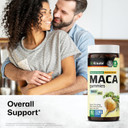 Maca Root Gummies - 1800 Mg Strength - 90 Vegan Chews - Natural Support For Women & Men - Peruvian Maca Root Supplement - Banana Flavour Chews