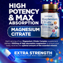 Magnesium Citrate 1000Mg - Max Absorption & High Potency Magnesium Complex Supplement For Heart, Muscle, Nerve, Bone Health & Stress Relief - Non-Gmo, Gluten-Free - 240 Vegan Capsules