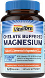 Magnesium Citrate Complex Supplement, 420 Mg Elemental Magnesium, Vitamins D3 & B6, Bone Health, Relaxed Muscles, Nerves, Enhanced Absorption With Black Pepper, 120 Capsules, Non-Gmo