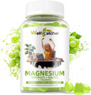 Magnesium Complex Gummies For Adults: Triple Magnesium Supplement Sugar Free Magnesium Glycinate Malate Taurate Gummies For Men Women Support Sleep Mood Bones Muscle Heart Health Organic 60Ct
