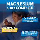 Magnesium Complex Supplement 6 In 1, 1160Mg Chelated Magnesium For Max Absorption, Help With Better Sleep, Relaxation & Nerve Calm, 120 Vegan Capsules, Non Gmo & Gluten Free