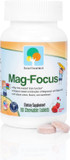 Magnesium Focus Supplement For Kids | Natural Strawberry Flavored | 90 Chewable Tablets