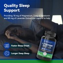 Magnesium Glycinate - Magnesium Supplement With L-Theanine For Sleep, Calm Mood, Nerve & Muscle Support  200 Vegan Tablets, 100 Day Supply, Non-Gmo