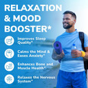 Magnesium Glycinate 420Mg With Vitamin D3 & B6 | Chelated & Buffered Magnesium Supplement | High Absorption For Calm, Mood, Sleep & Muscle Support, 120 Vegan Capsules, Non-Gmo