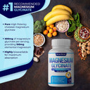 Magnesium Glycinate 500Mg Magnesium Supplement - Chelated For High Absorption & Bioavailability Support Sleep, Muscle, Bones, Cramps, Recovery & Energy, Vegan Non-Gmo 90 Capsules