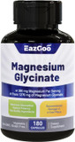 Magnesium Glycinate Capsules 1270Mg, 380Mg Magnesium Supplement, High Absorption Magnesium Glycinate Supplement, Non-Gmo No Gluten, 180 Capsules
