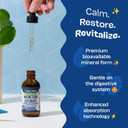 Magnesium Glycinate Liquid Drops Supplement - Vegan, Gmo Free, Gluten Free - Enhanced Absorption For Bioavailability - Magnesium Bisglycinate 150 Mg For Muscle & Bone Health Support (Strawberry, 60Ml)