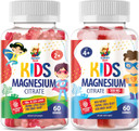 Magnesium Gummies For Kids & Adults - Calm Magnesium Chews - Magnesium Citrate Chewable Supplement For Mood & Muscle Support