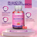 Magnesium Gummies Pure Magnesium 100Mg Per Serving For Sleep And Clam - 850Mg Blend Of Magnesium Glycinate Citrate - Wake Up Energized With Magnesium Supports Digestion - 60 Count