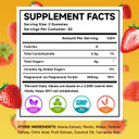 Magnesium Oxide Gummies 400Mg, Chewable Magnesium Oxide Supplement For Adults & Kids, Nerve & Muscle Support, Non-Gmo, Sugar-Free, Strawberry Flavor, 60 Count