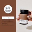 Magnesium Supplement  175Mg Bioavailable Magnesium For Muscle Recovery & Nervous System Support  Vegan, 60 Caps