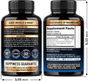 Magnesium Supplement - 5 In 1 Complex | Glycinate | Citrate | Malate | Taurate | Oxide - Made In Usa - Stress, Muscle & Heart Support - Vegan, Natural, Non-Gmo - 180 Capsules, 2 Month Supply