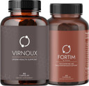 Male Fertility Supplement (90Ct) & Fortim (60Ct) Bundle - Made By Doctors - Prenatal Vitamins & Testosterone Support For Men - Boost Sperm Health & Sperm Count - For Vitality & Hormonal Health