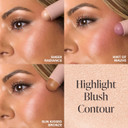 Mally Beauty Shimmer, Shape & Glow Plus Face Defining Stick, Just-Pinched Pink