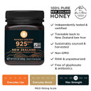 Manuka Doctor - Mgo 925+ Monofloral And Mgo 80+ Multifloral Squeezy Manuka Honey Value Bundle, 100% Pure New Zealand Honey. Certified. Guaranteed. Raw. Non-Gmo