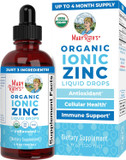 Maryruth Organics Zinc Supplements For Immune Support | Ionic Zinc For Kids & Adults | Liquid Zinc Supplement | 40 Day Supply | Skin Care Supplement | Vegan | Gluten Free | Glycerin Based | 4 Oz