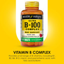 Mason Natural Ultra B-100 Complex - Healthy Heart And Nervous System, Improves Immune Function And Energy Metabolism, 60 Tablets