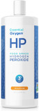 Essential Oxygen Food Grade Hydrogen Peroxide 3%, Natural Cleaner, Refill, 32 Fl Oz