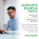 Maxi Health Vitamin D3 2000 Iu - For Healthy Muscle Function, Bone Health And Immune Support  180 Tablets  Best Kosher Supplement For Adults