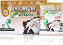 Maximum Slim Premium Instant Cocoa  Creamy, Delicious 4-In-1 Formula With Natural Herbal Extracts For Energy & Vitality, Maximum Satisfaction & Taste. No Side Effects (Laxative-Free) Usa Made, 12 Ct