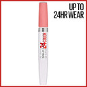 Maybelline Super Stay 24, 2-Step Liquid Lipstick Makeup, Long Lasting Highly Pigmented Color With Moisturizing Balm, Always Heather, Magenta, 1 Count