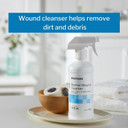 Mckesson Dermal Wound Care Cleanser Spray, 16 Oz [1 Count] First Aid Wash Solution For Minor Injuries, Cuts, Burns, Scrapes, Sores