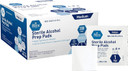 Med Pride Sterile Alcohol Prep Pads, Antiseptic, Individually Wrapped, Medical Grade, Latex Free, 2 Ply, 100 Count