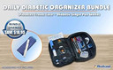 Medicool Daily Diabetic Organizer+Poucho Single Pen Bundle Carrying Cooling Wallet