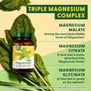 Megafood Magnesium 300 Mg - Highly Absorbable Blend Of Magnesium Glycinate, Citrate & Malate To Help Support Heart, Nerve Health & Relaxation - 60 Capsules (30 Servings)