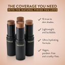 Mented Cosmetics Stick Foundation Make Up, Concealer & Contour Stick For Medium Skin, Cream Foundation For Black Women Makeup, Vegan And Cruelty Free, M10
