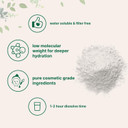 Micro Ingredients Hyaluronic Acid Serum Powder, 100 Grams | Low Molecular Weight, Cosmetics Grade | Skin Hydration And Moisture Support Supplements | Vegan, Water Soluble (Within 2 Hours)