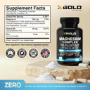 Micronized Magnesium Complex Plus B6 | Zinc Magnesium Oxide, Bisglycinate Chelate,Citrate, Malate | Taurate | Bones, Muscle, Energy,Immune System High Absorption - Made In The Usa