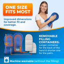 Microwavable Therapy Mittens With Flaxseed  Moist Heat Therapy Relief For Hands And Fingers In Cases Of Stiff Joints, Trigger Finger, Inflammation, Raynaud'S, Carpal Tunnel  Natural Unscented Gloves