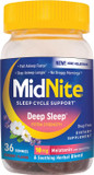 Midnite Deep Sleep Extra Strength, 10 Mg Melatonin Sleep Aid, Non-Habit Forming, Herbal Dietary Supplement For Adults, Drug-Free, Gluten-Free, Lactose-Free, Vegetarian-Friendly, 36 Gummies