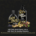 Millennium Tanning Solid Black 200X Tanning Lotion & Tan Extender Lotion, 13.50 & 18.25 Fluid Ounces