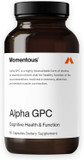Momentous Alpha Gpc Supplement - Cognitive Health & Function Support - Nsf Certified For Sport® - Gmo- & Gluten-Free - 60 Servings