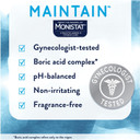 Monistat Maintain Boric Acid For Vaginal Odor Convenient 2-In-1 Kit, 10 Feminine Wipes And 10 Boric Acid Suppositories For Women