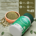 Moringa Powder Capsules, Organic Supplement 800Mg Green Superfood From Moringa Leaf, Super Supplement Supports For Energy, Gut & Skin Health, Essential Vitamins, Vegan - 60 Capsules