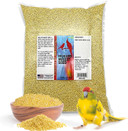 Morning Bird Hulled Millet 1.5 Lb  Nutritious Hulled Millet Seed, Easily Digestible With High Fiber, Rich In Vitamins And Supplements For Birds, Ideal Bird Feed For All Bird Types